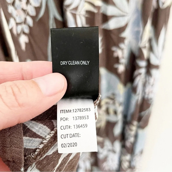 Torrid Romper Women's M L 10 00 Floral Gauze Walk Through Maxi Overlay Romper - Picture 9 of 11